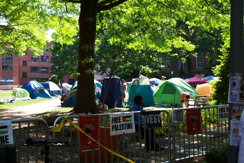 2024 0428 George Washington University pro Palestinian encampment 13 scaled